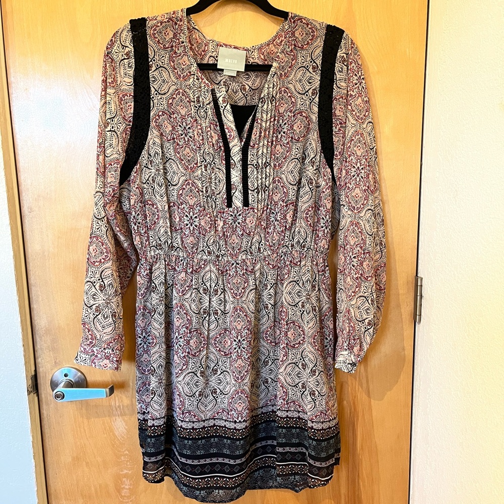 Maeve (Anthropologie) boho dress - size L petite